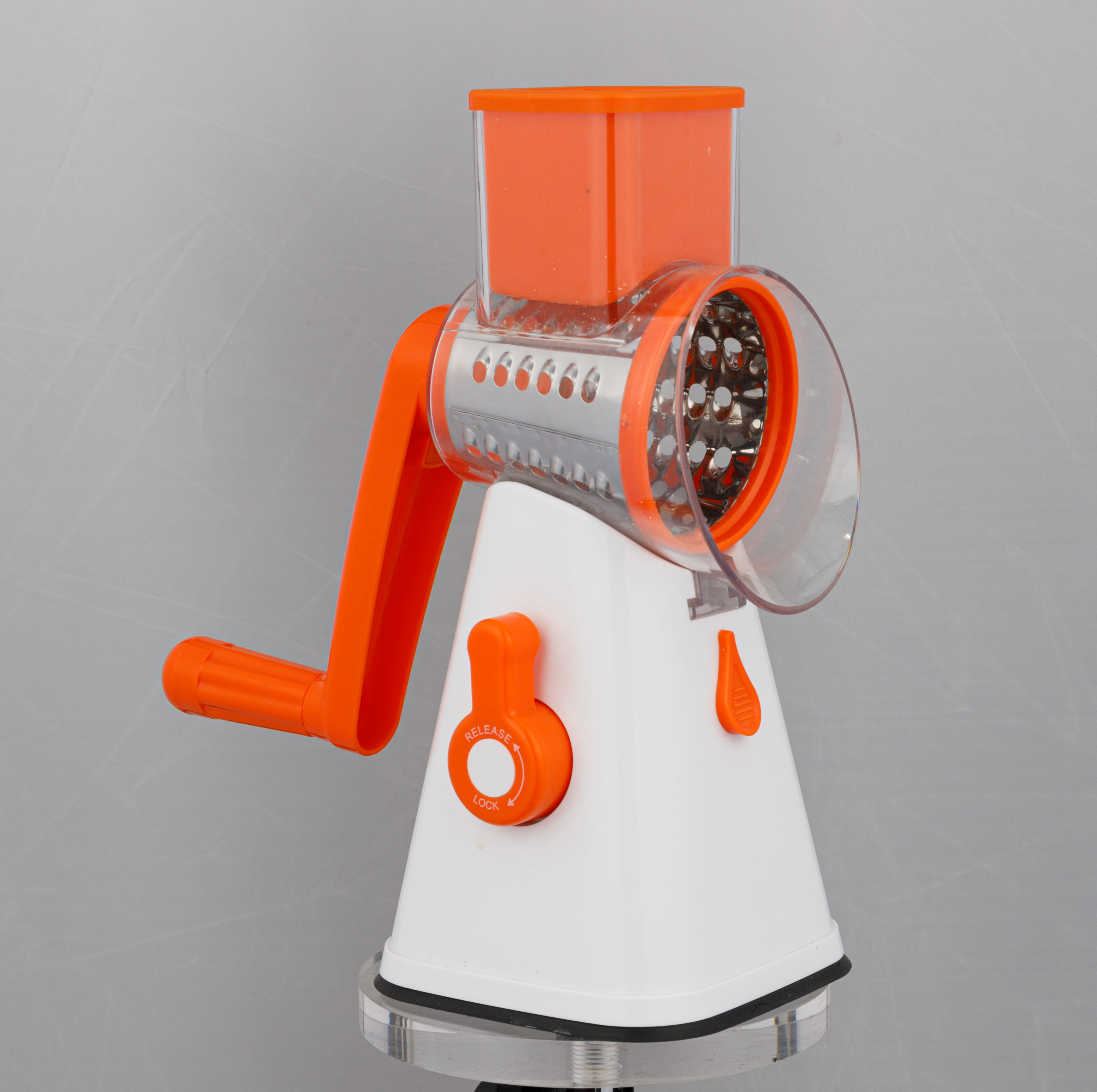 Mechanické bubnové struhadlo na krájení zeleniny 3v1